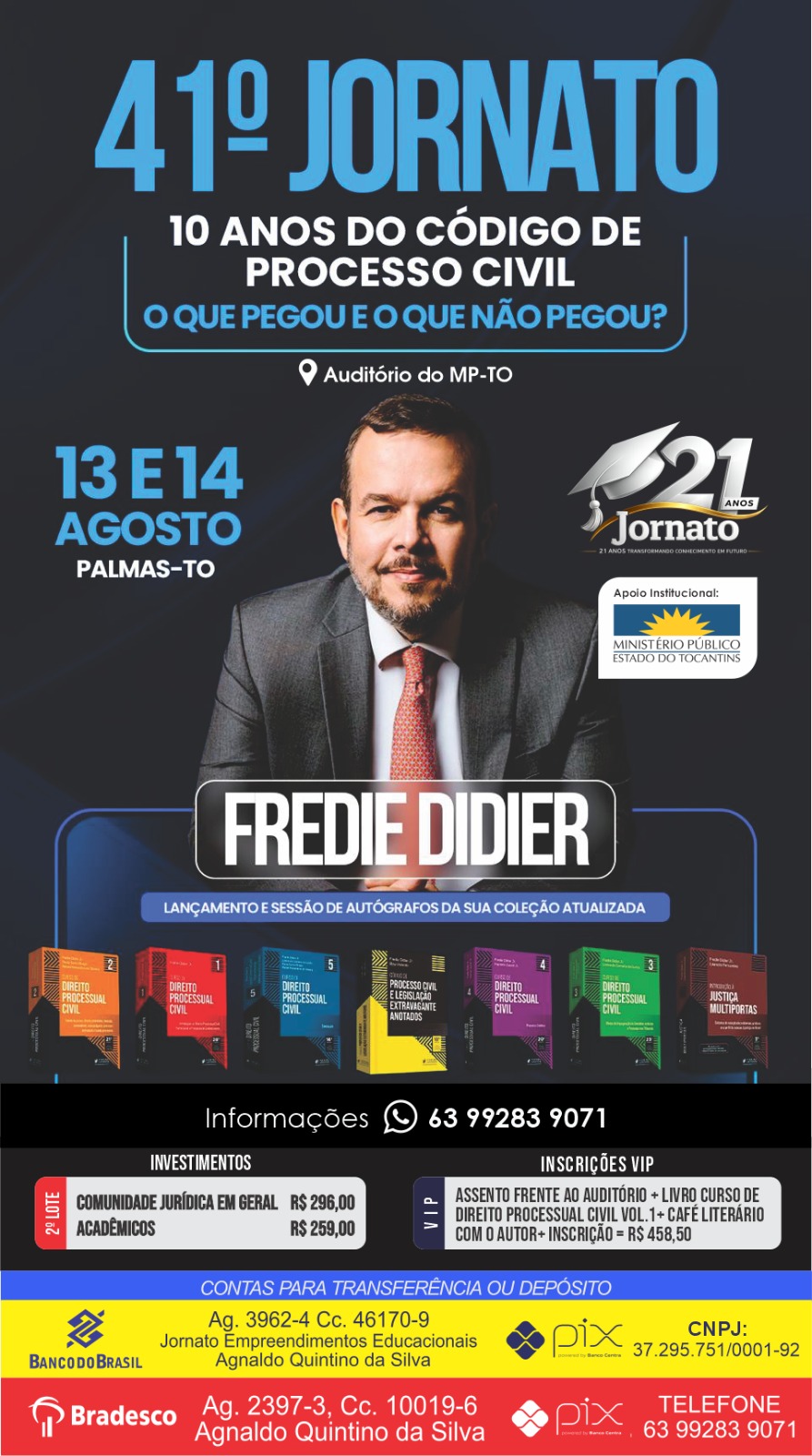 Folder oficial do evento